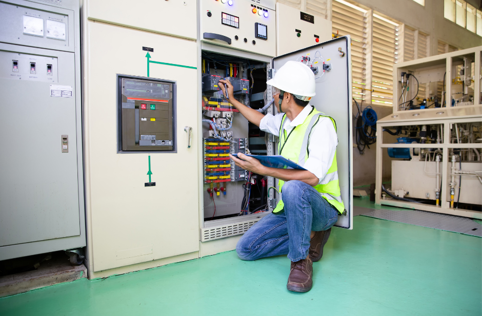 Painel elétrico industrial executado pela GSM Instalações